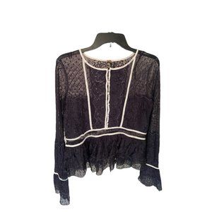 Women Black Color  Mee People Top - 2246